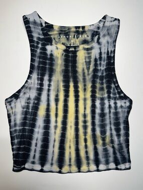 Aeropostale Tie-Dye Ribbed Crop Tank